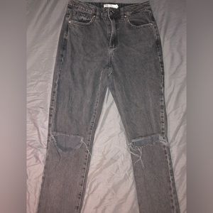 Garage black mom jeans